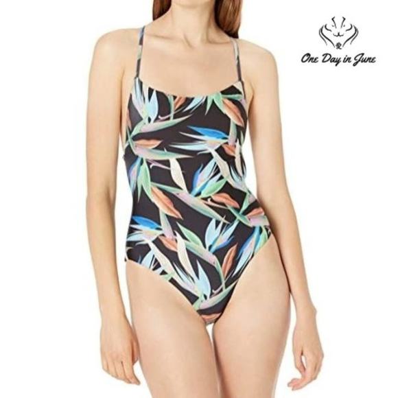 Vicious Young Babes Tropic Trip One Piece Swimsuit Size L - Picture 1 of 4